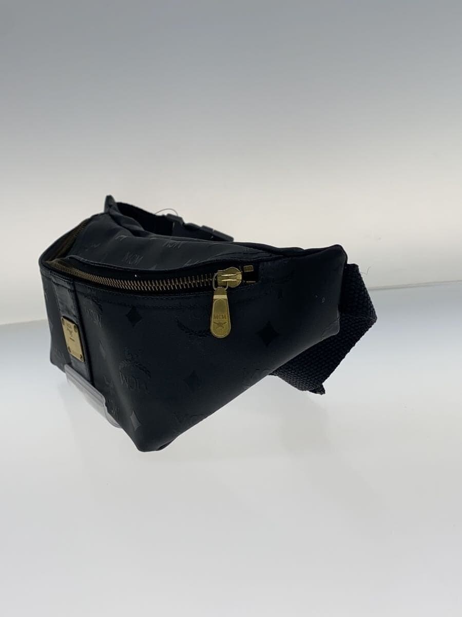 MCM Waist Bag Leather BLK All Over Pattern Visetos Pattern 2