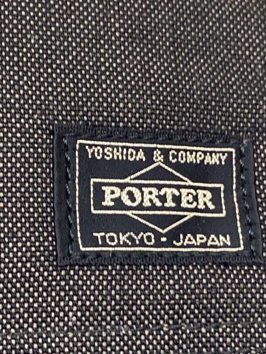PORTER Shoulder Bag Canvas BLK 5
