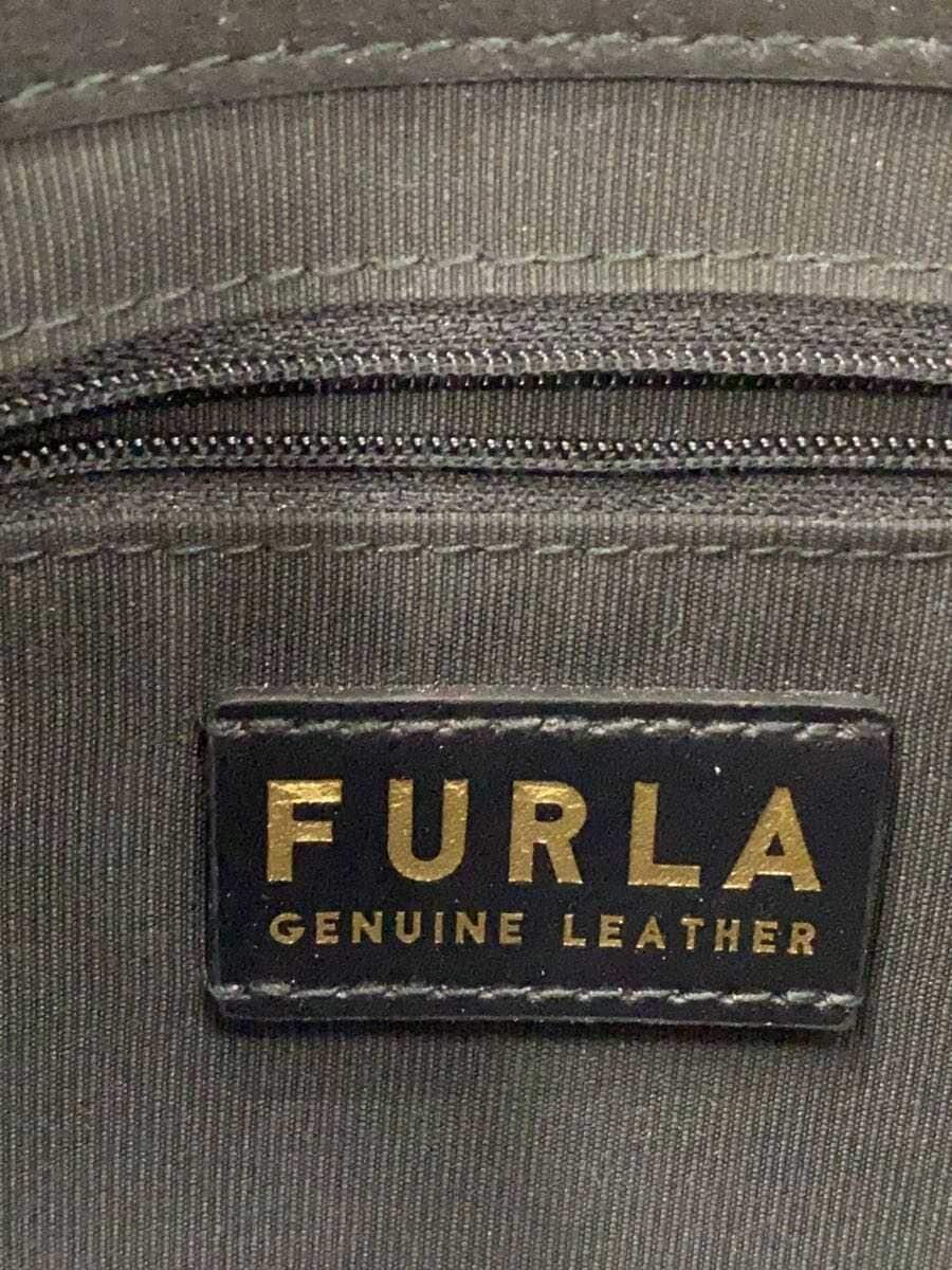 FURLADANAE M Hobo Shoulder Bag Leather BLK 5