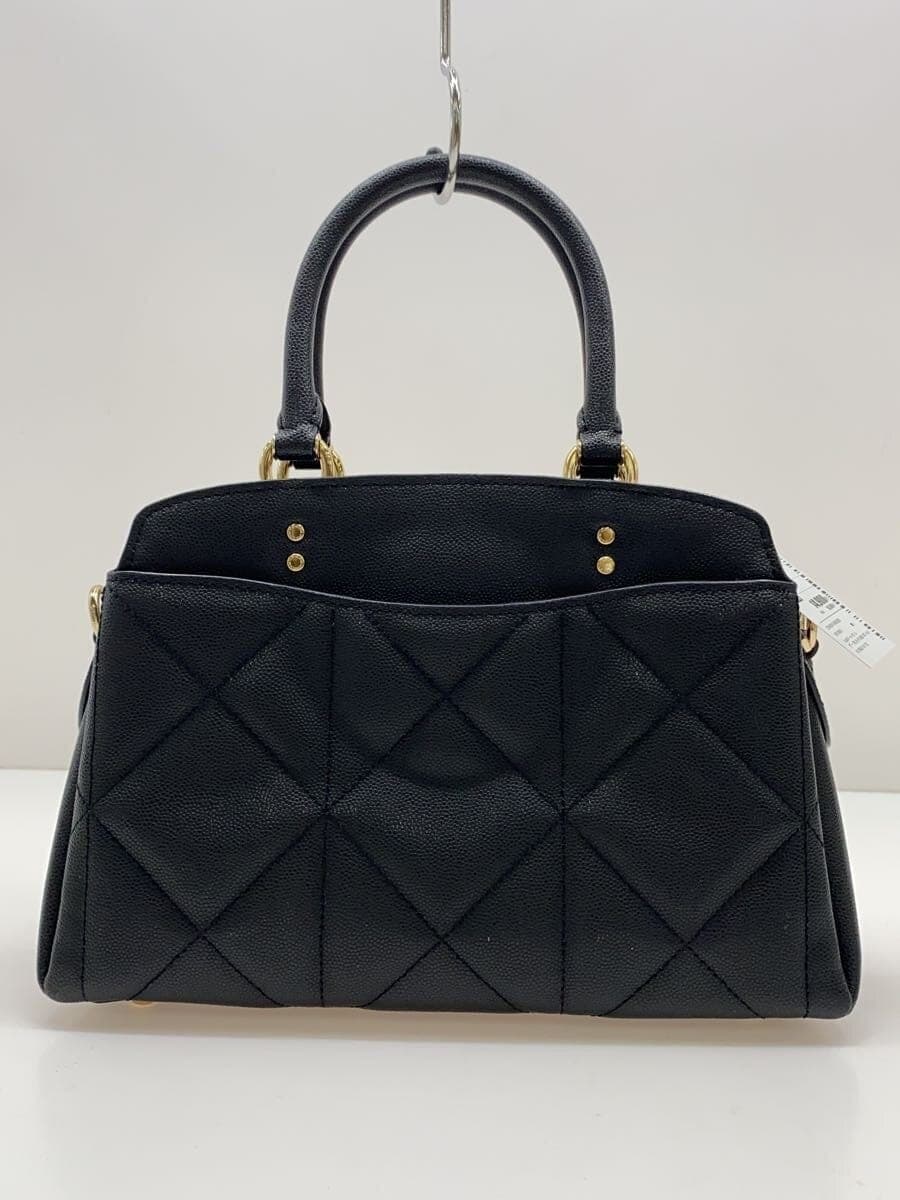 COACH Shoulder Bag Leather Black K1980 3