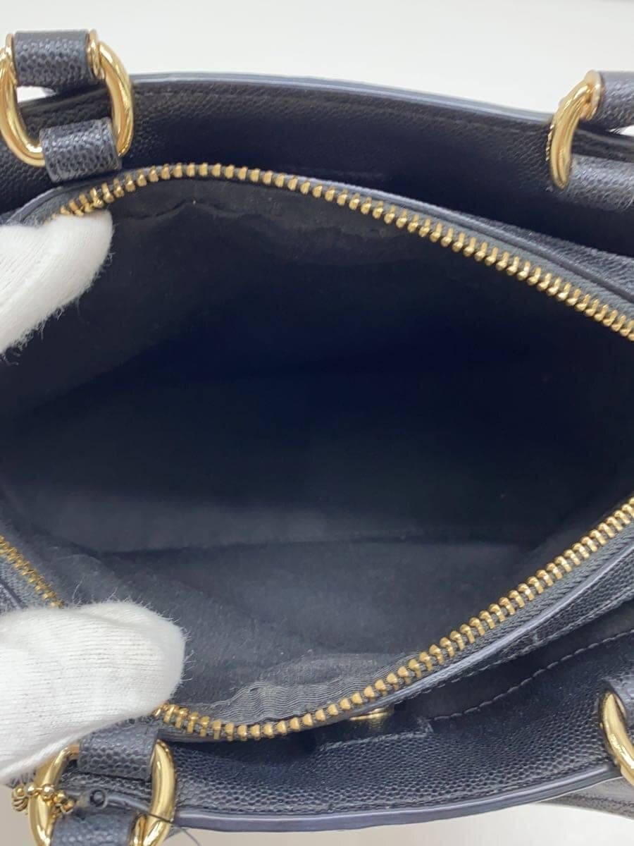 COACH Shoulder Bag Leather Black K1980 6