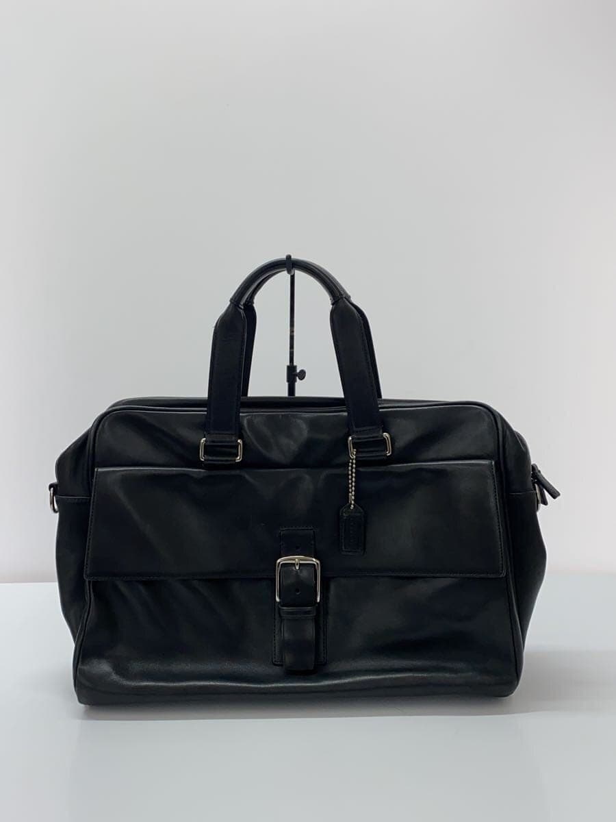 COACH Bag Leather BLK 5754 All Do COACH Shoulder Missing Part