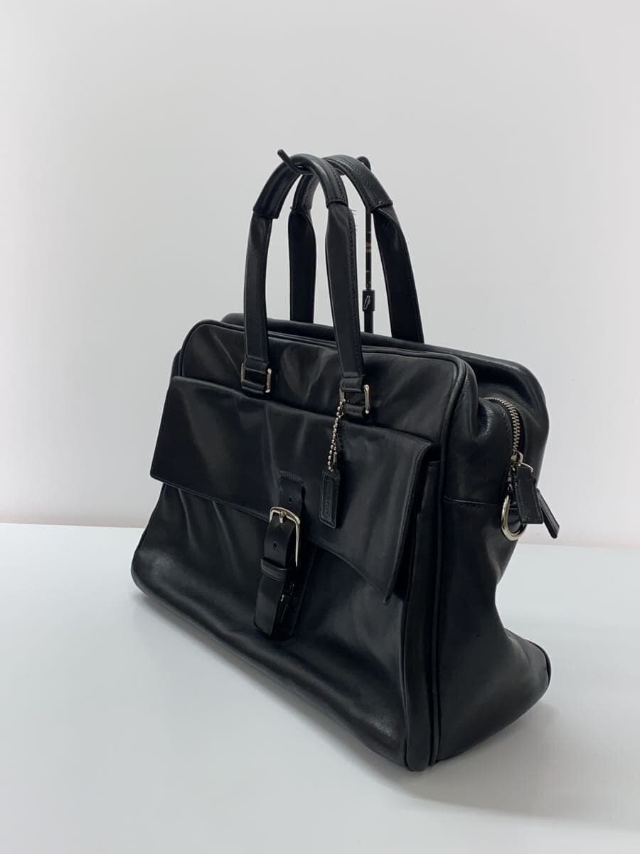 COACH Bag Leather BLK 5754 All Do COACH Shoulder Missing Part 2