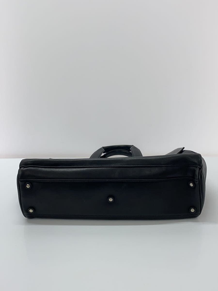 COACH Bag Leather BLK 5754 All Do COACH Shoulder Missing Part 4