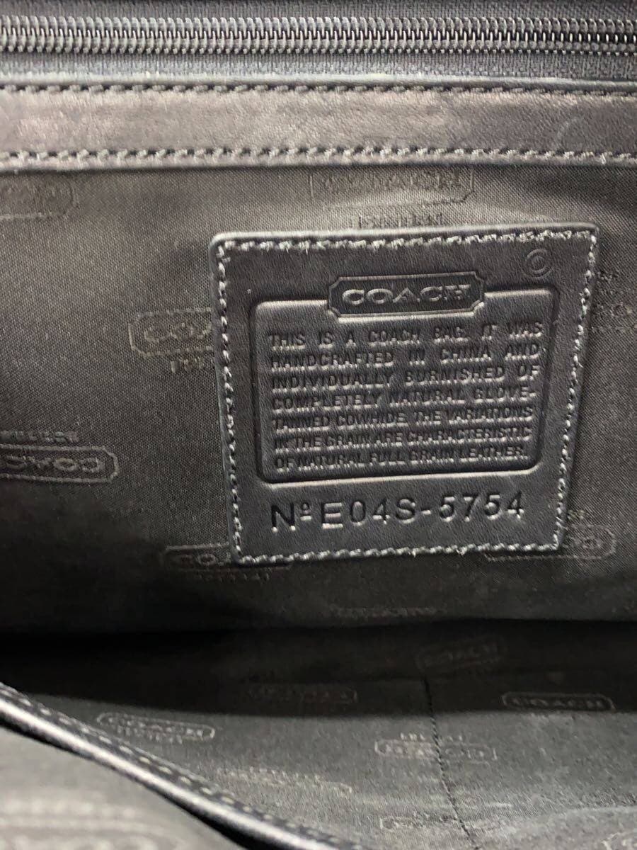 COACH Bag Leather BLK 5754 All Do COACH Shoulder Missing Part 5