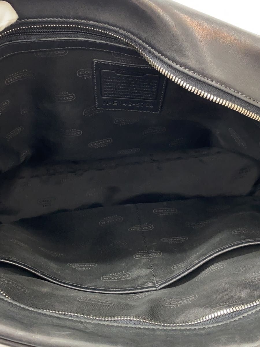 COACH Bag Leather BLK 5754 All Do COACH Shoulder Missing Part 6