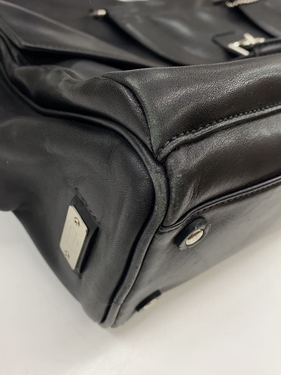 COACH Bag Leather BLK 5754 All Do COACH Shoulder Missing Part 7