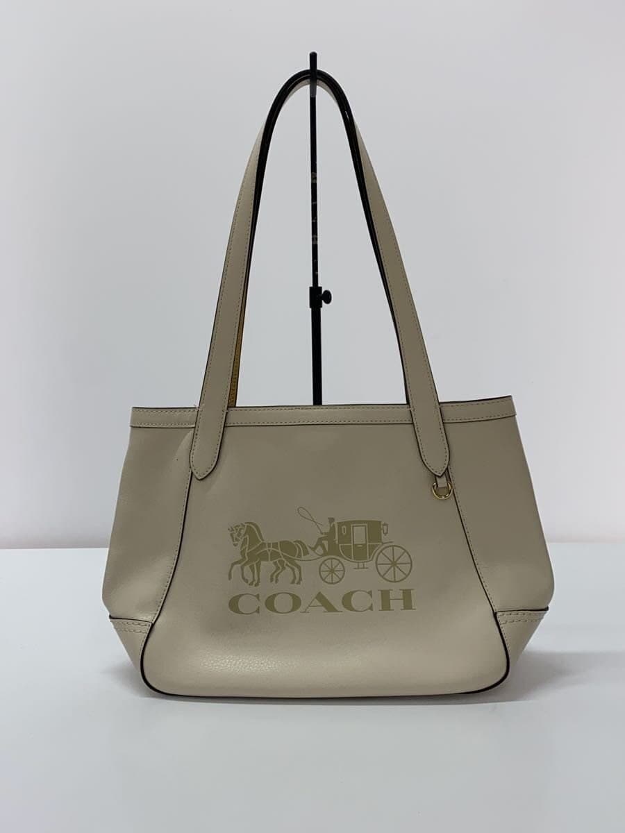 COACH Bag Leather WHT Solid ｆ2154-ｃ4062