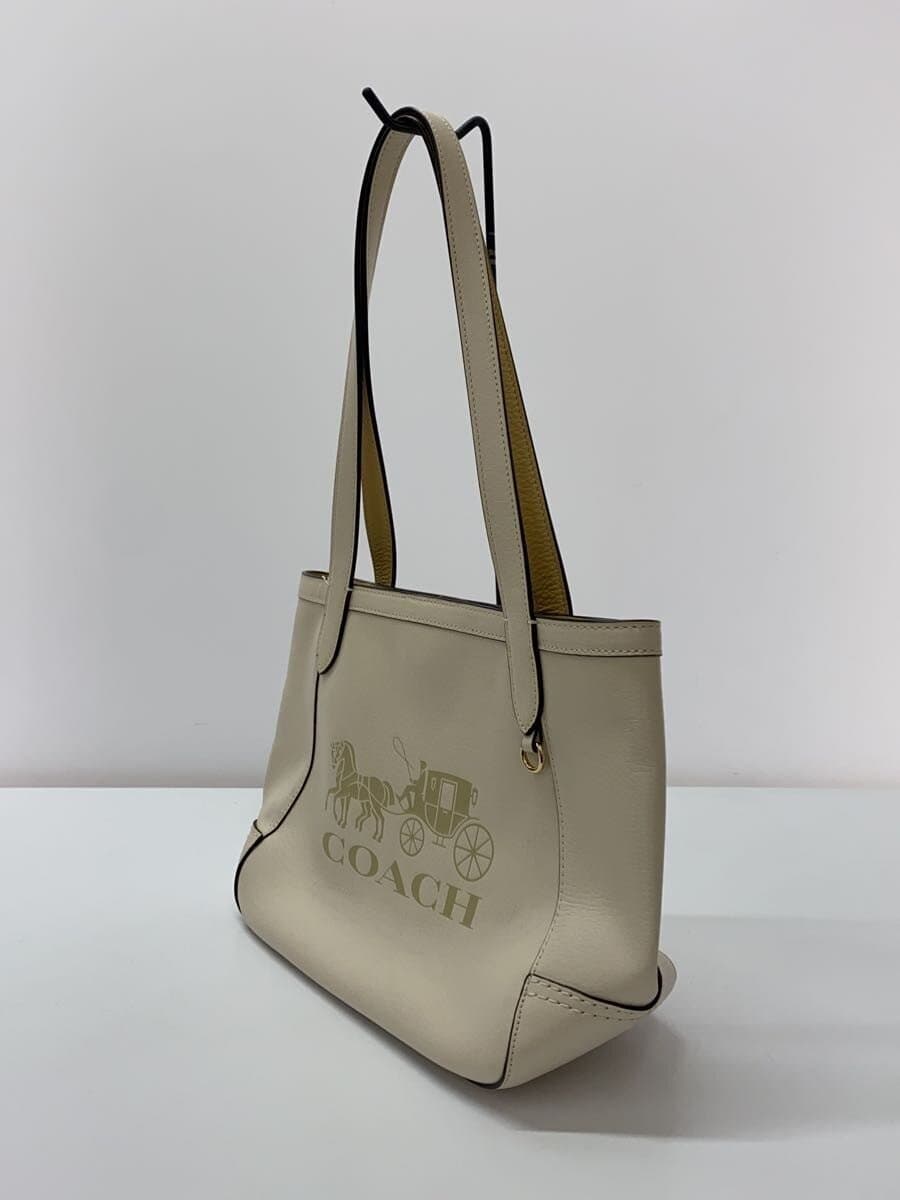 COACH Bag Leather WHT Solid ｆ2154-ｃ4062 2