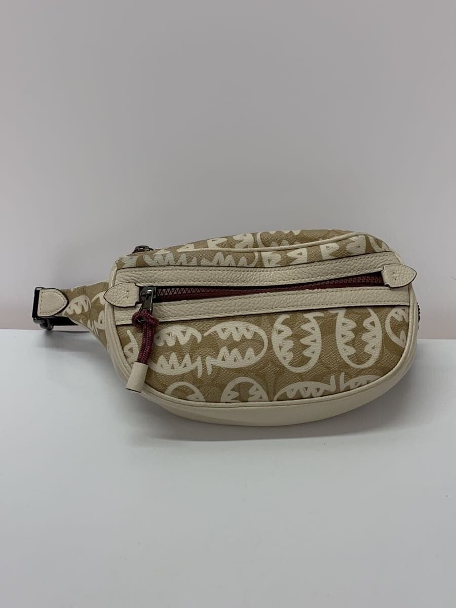 COACH Waist Bag Leather BRW All-over Pattern 1507
