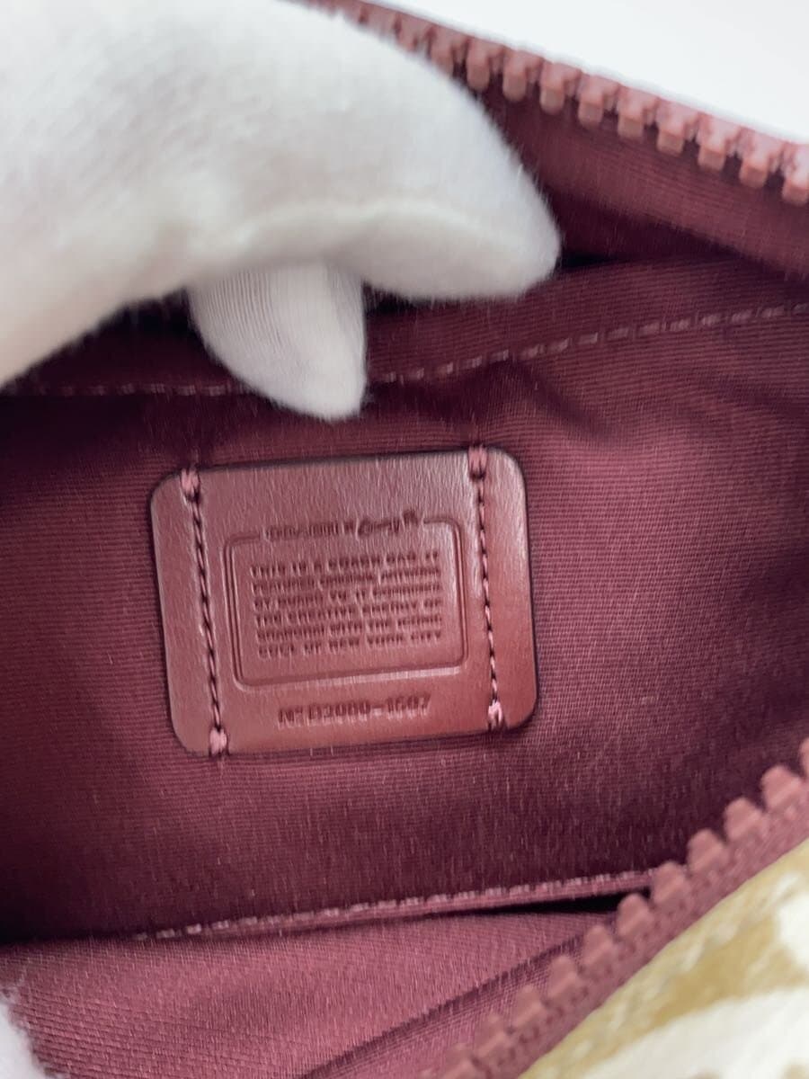 COACH Waist Bag Leather BRW All-over Pattern 1507 5