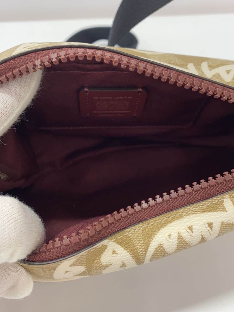 COACH Waist Bag Leather BRW All-over Pattern 1507 6