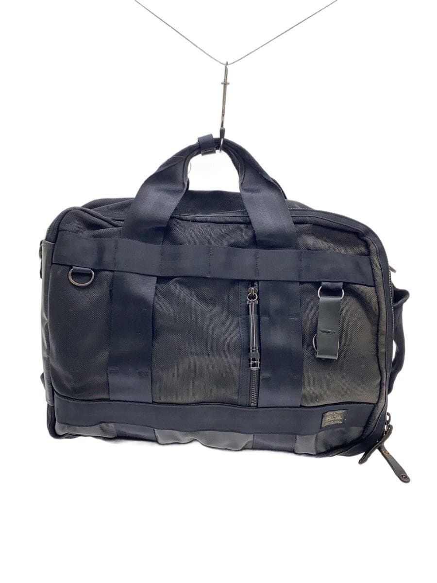 PORTERHEAT 3-Way Briefcase Nylon BLK Solid
