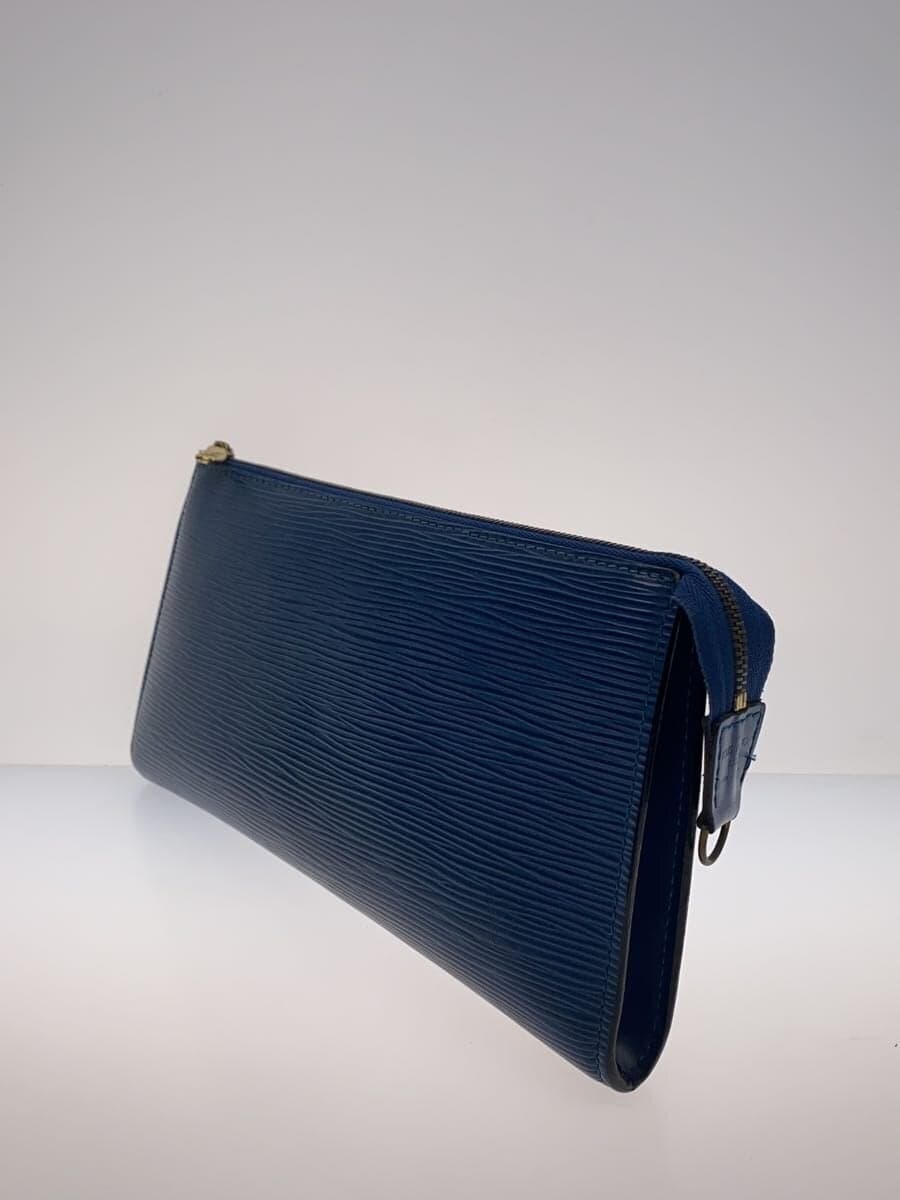 LOUIS VUITTON Pochette Accessoires_Epi Leather BLU 2