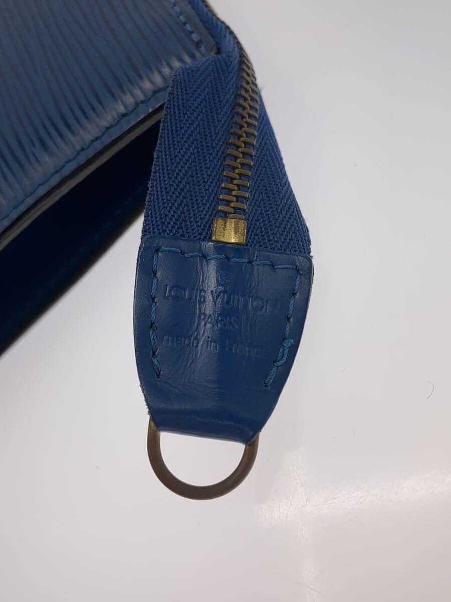 LOUIS VUITTON Pochette Accessoires_Epi Leather BLU 5