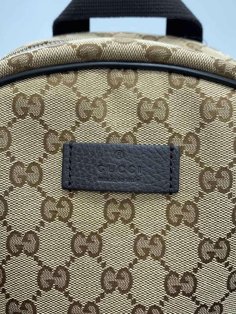 GUCCI Backpack_GG Canvas Canvas BEG 5