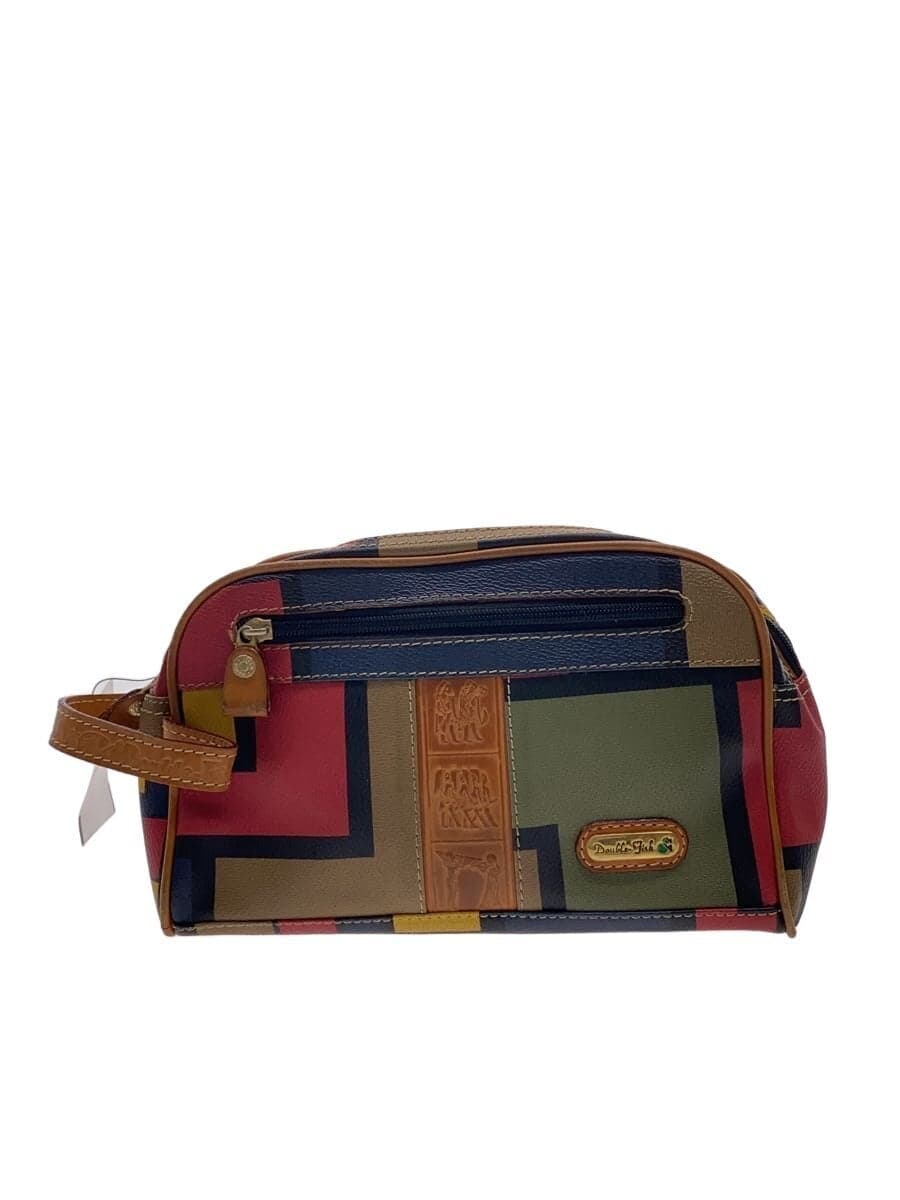 Double Fish Second Bag Leather Multicolor