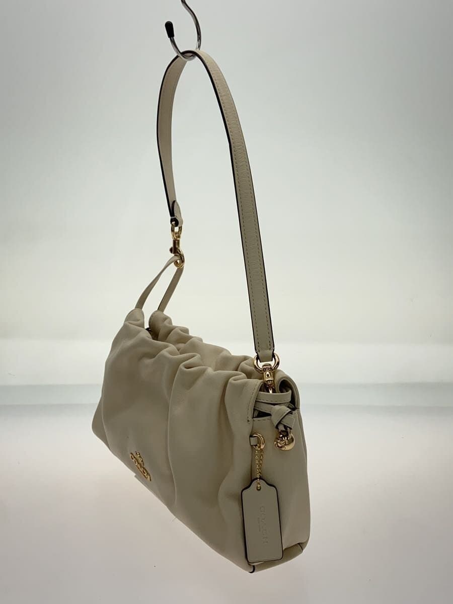 COACH Shoulder Bag Leather CRM Solid F2480 2