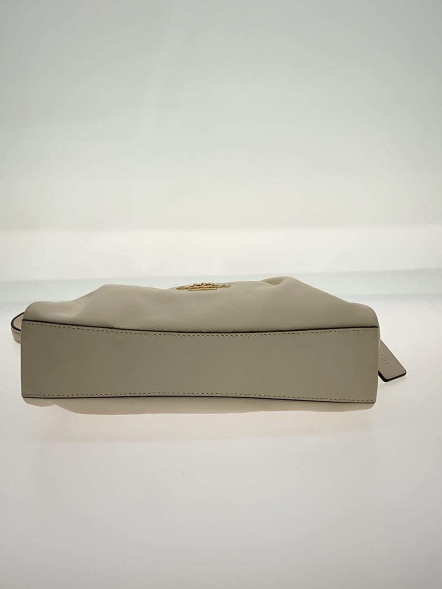 COACH Shoulder Bag Leather CRM Solid F2480 4