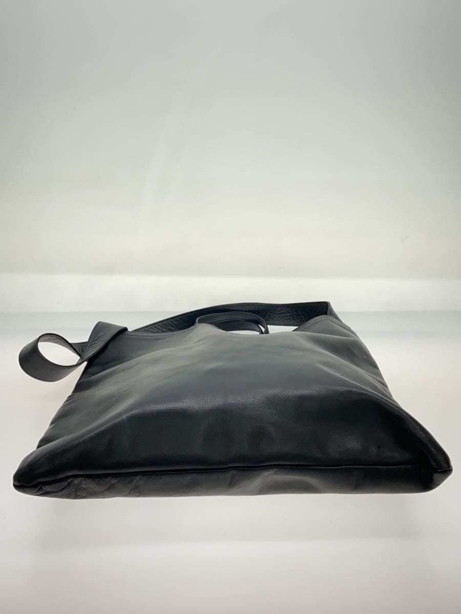 Other Brand TEHA`AMANA 2-Way Shoulder Bag Leather BLK Solid 4