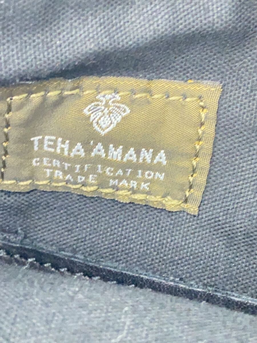 Other Brand TEHA`AMANA 2-Way Shoulder Bag Leather BLK Solid 5