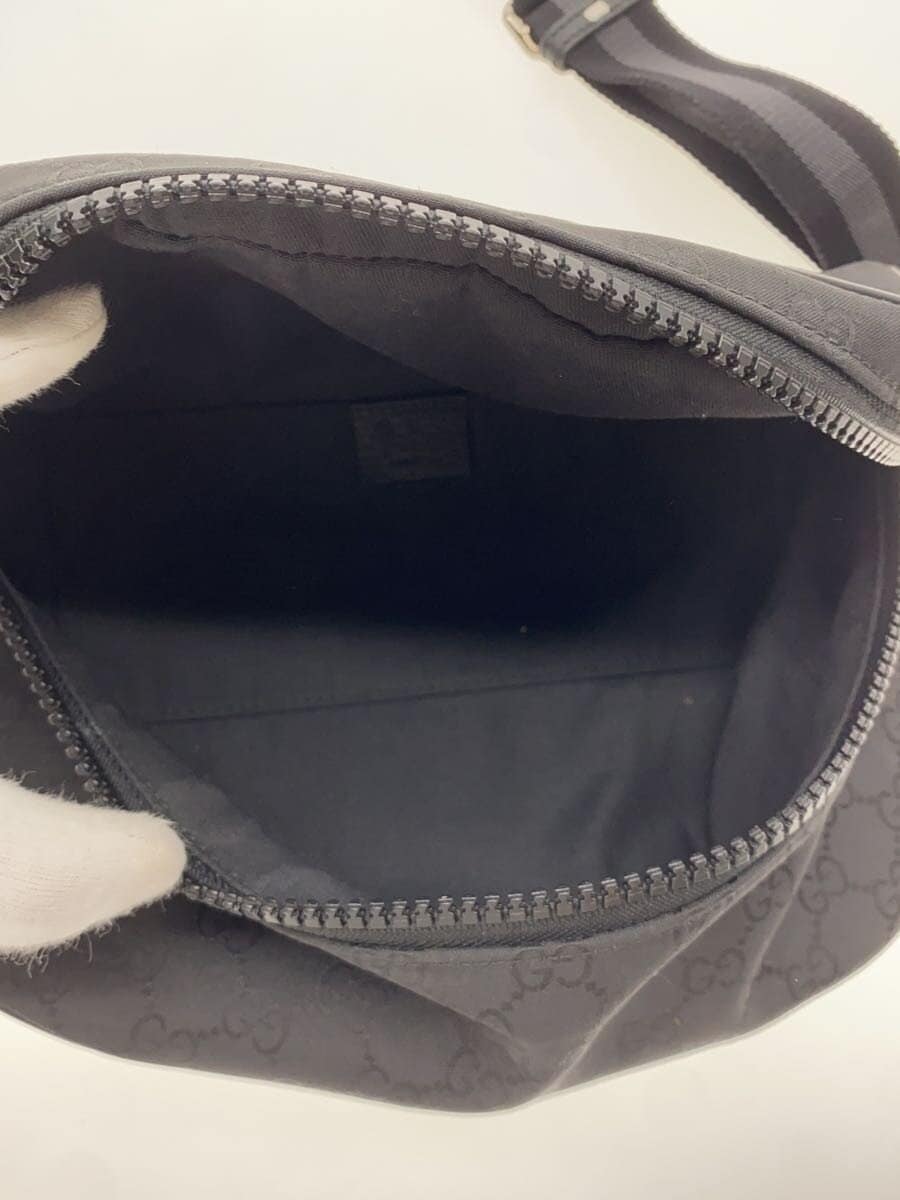GUCCI Waist Bag_GG Nylon Nylon Black All-over Pattern 449182 G1XHN 8615 6