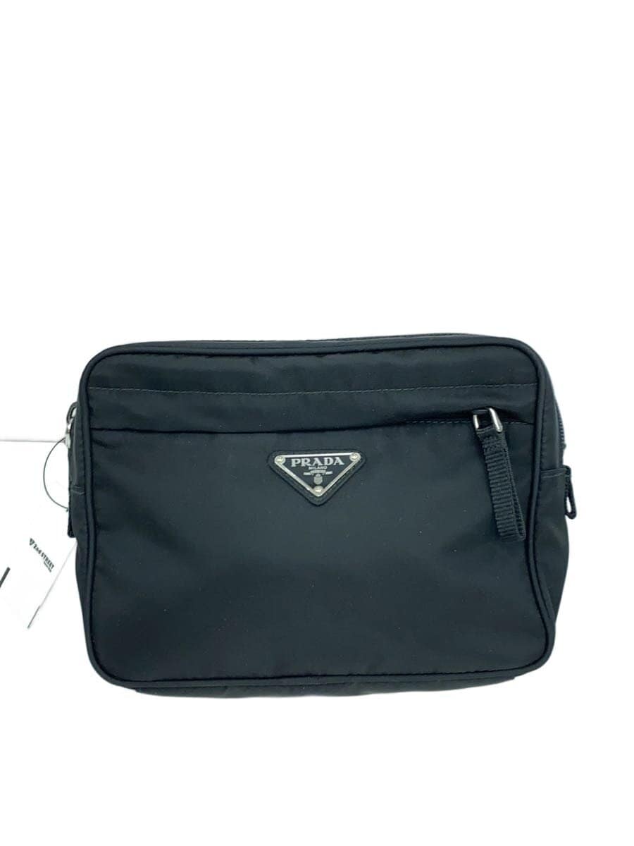 PRADA shoulder bag nylon BLK Tessuto