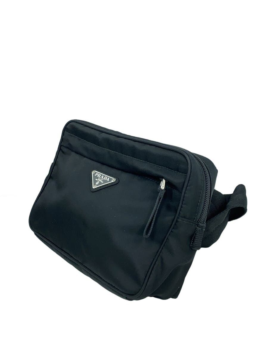 PRADA shoulder bag nylon BLK Tessuto 2