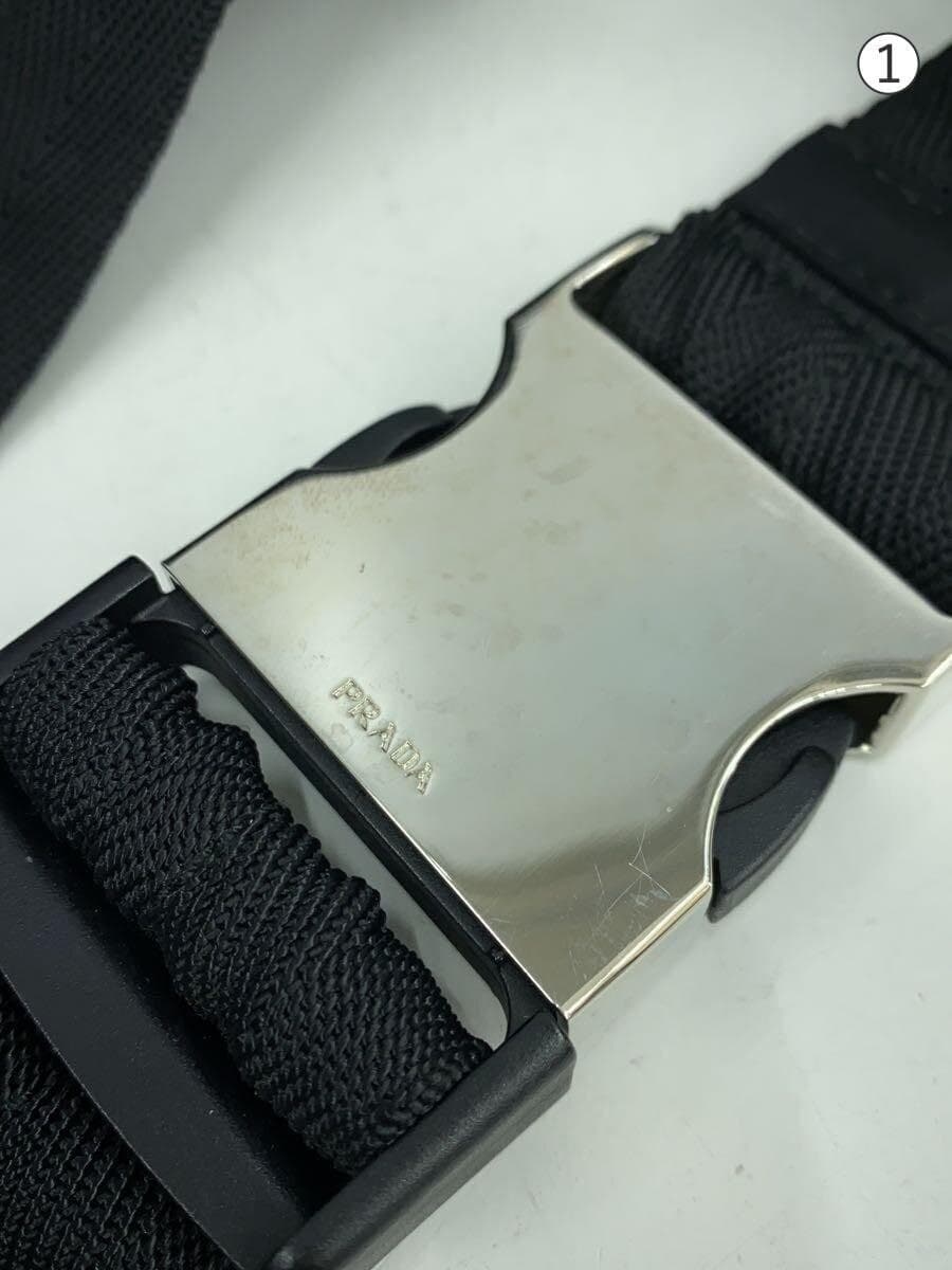 PRADA shoulder bag nylon BLK Tessuto 7