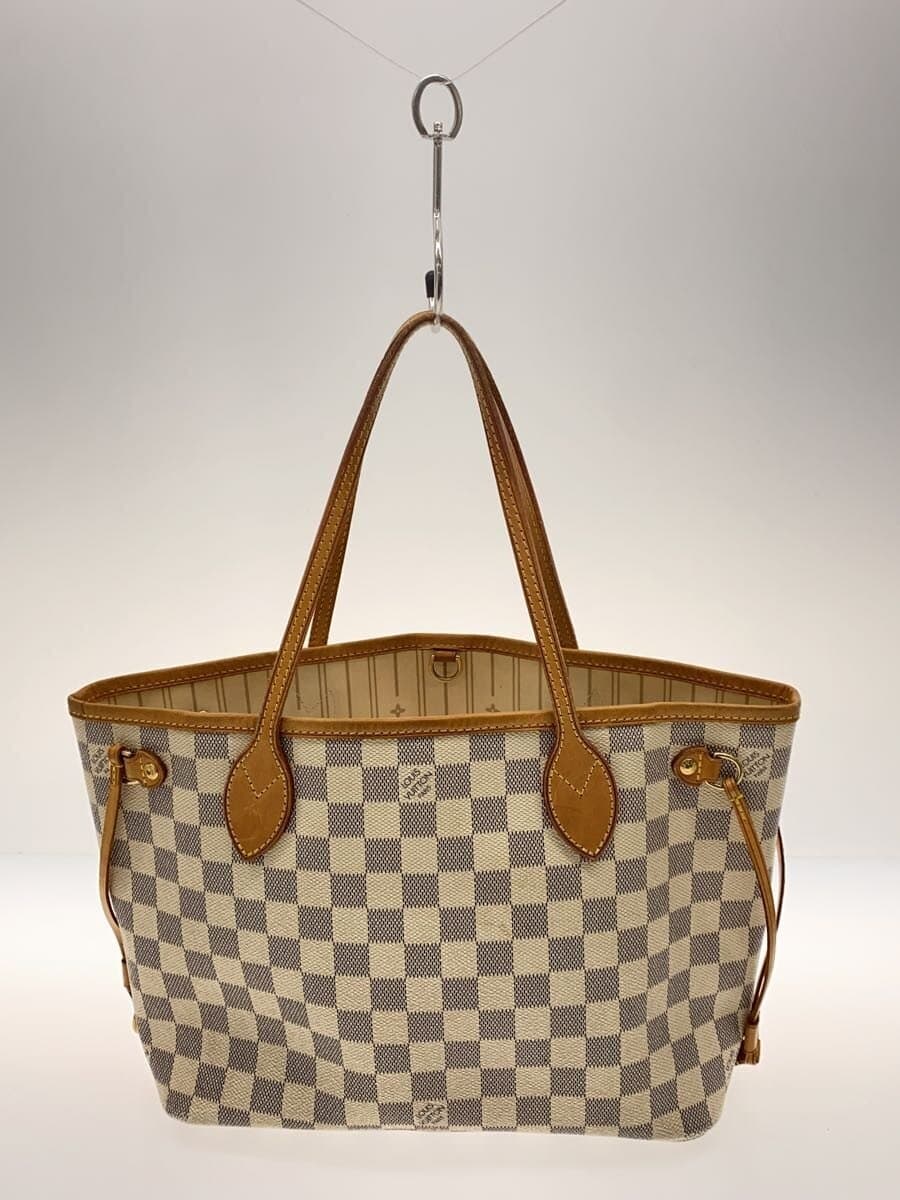 LOUIS VUITTON1)Neverfull PM_Damier Azur PVC WHT N51110 3