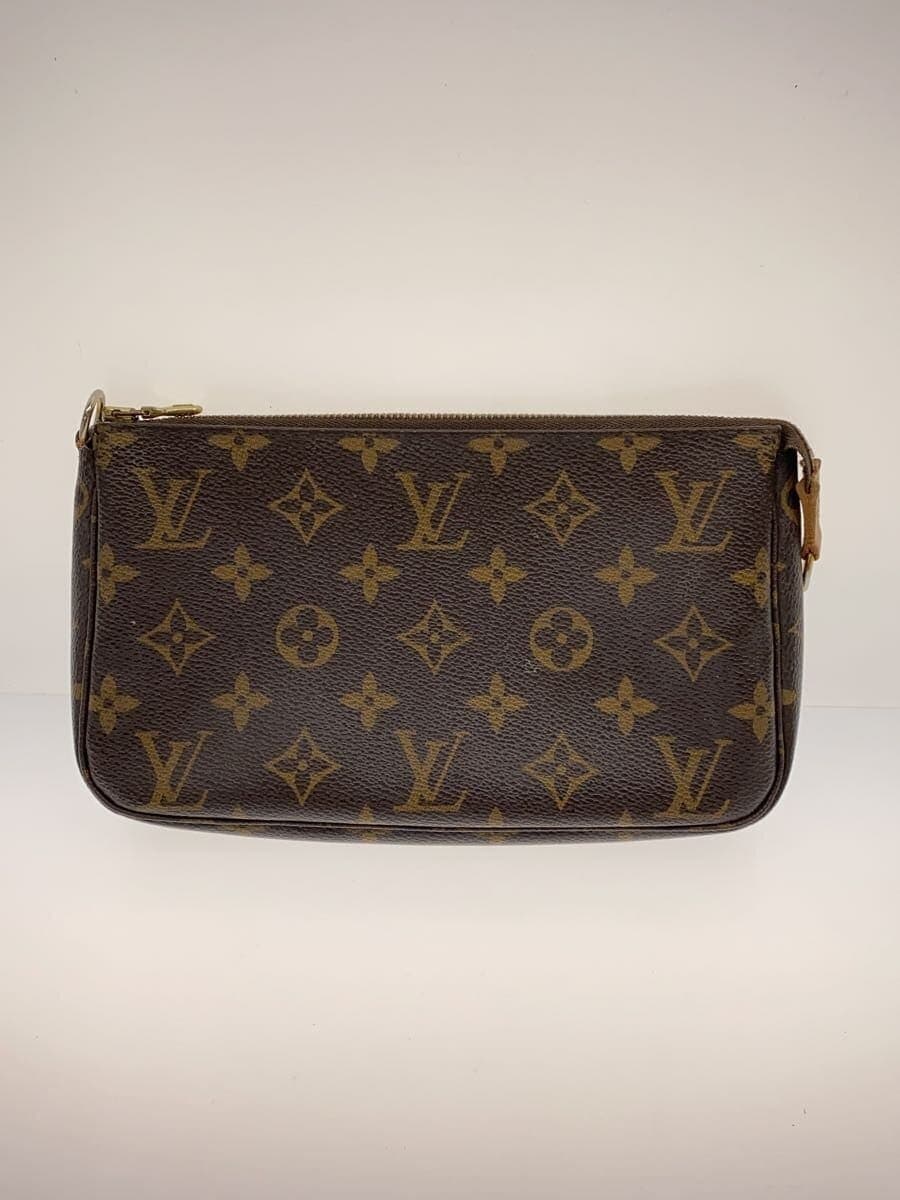 LOUIS VUITTON1)Pochette Accessoires_Monogram Canvas PVC BRW