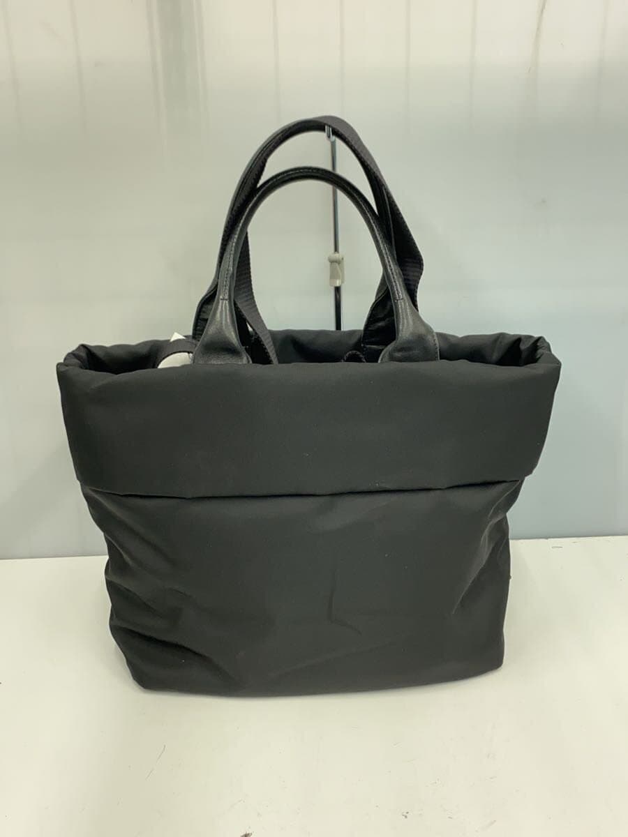 PRADATESSUTO DOUBLE 2-Way Reversible Tote Bag Nylon BLK 3