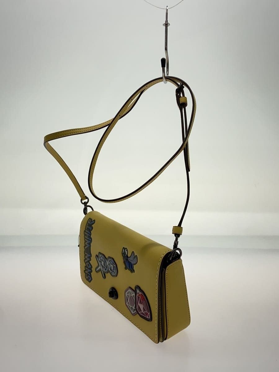 COACH x Disney Shoulder Bag_All Leather Leather YLW All Over Pattern 2