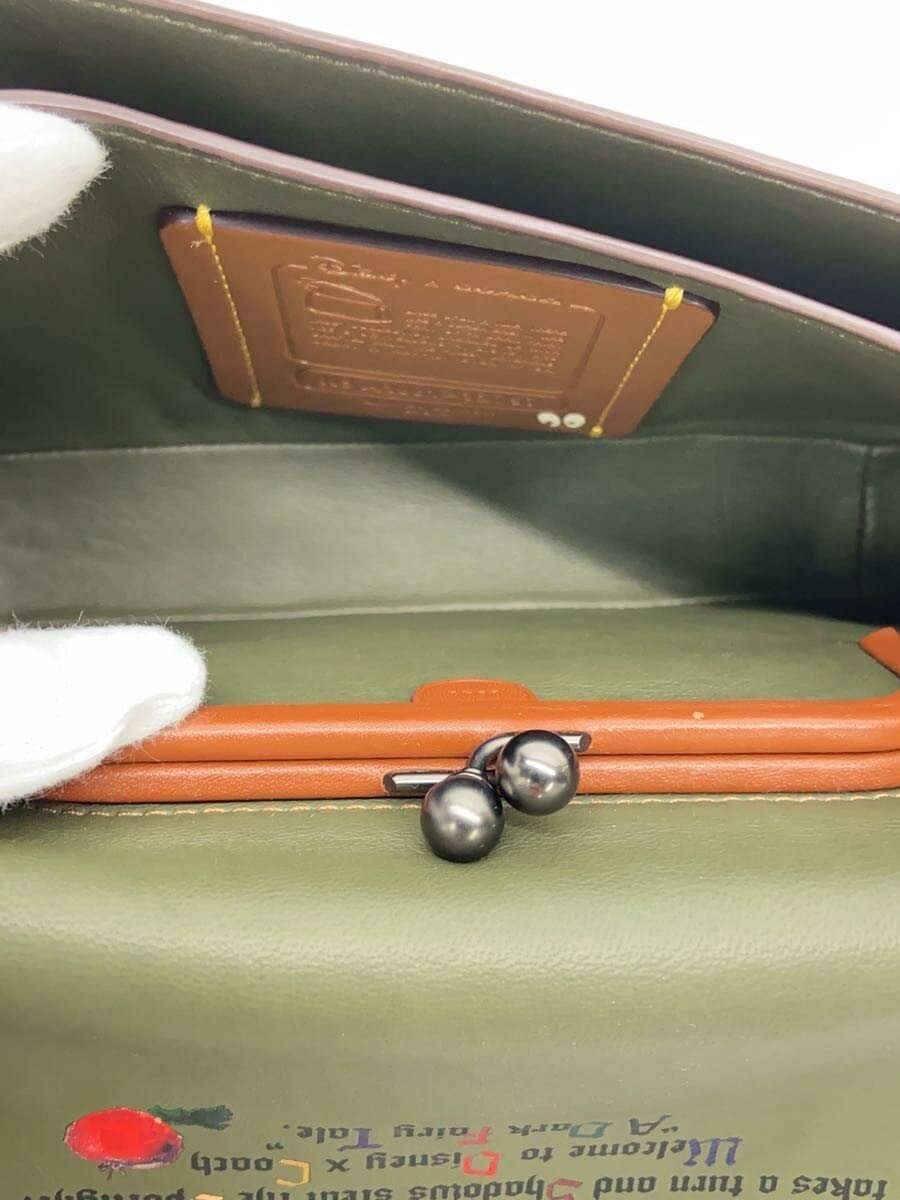 COACH x Disney Shoulder Bag_All Leather Leather YLW All Over Pattern 6