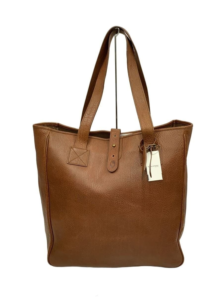 RALPH LAUREN Tote Bag Leather BRW Solid