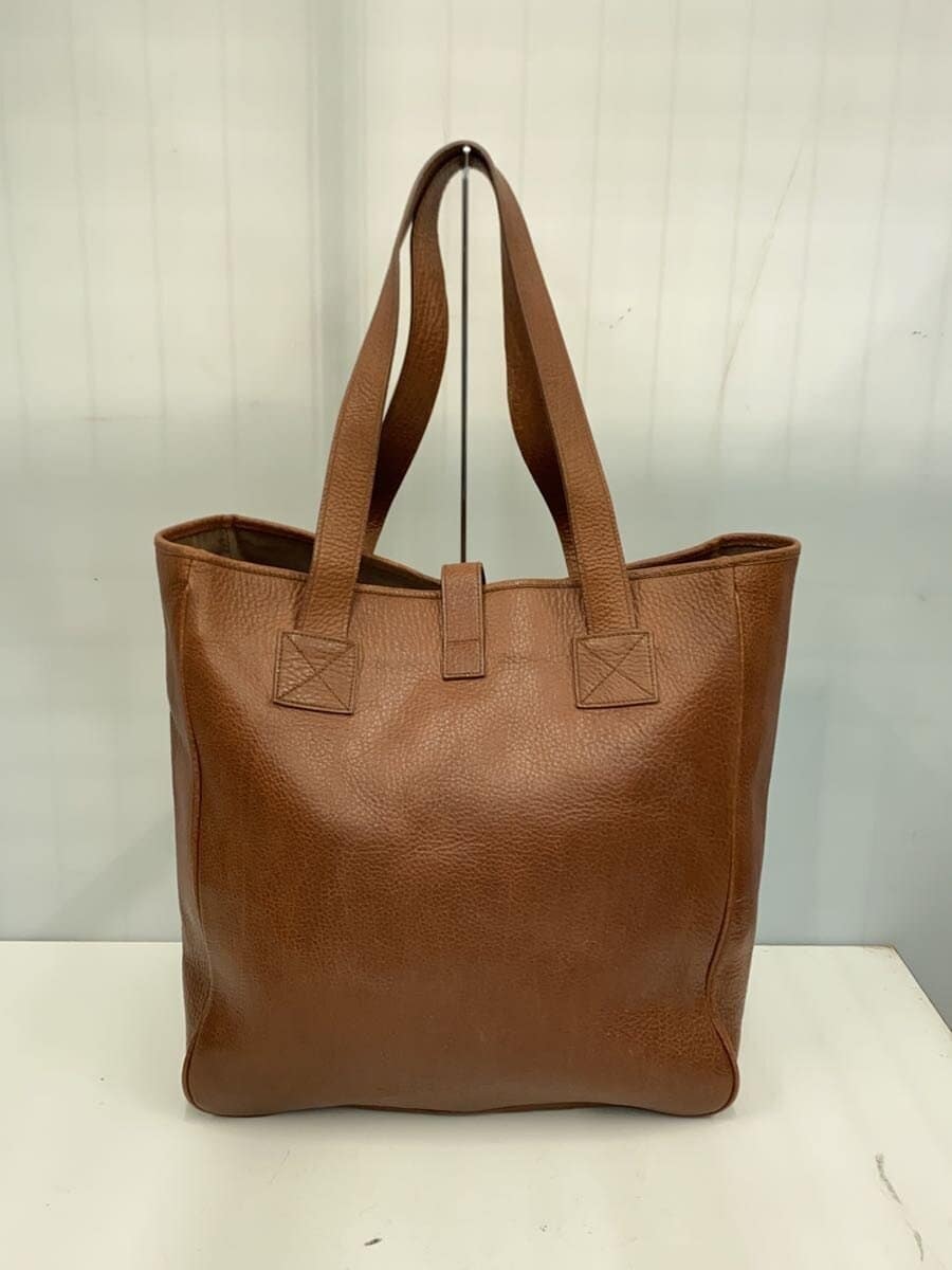 RALPH LAUREN Tote Bag Leather BRW Solid 3