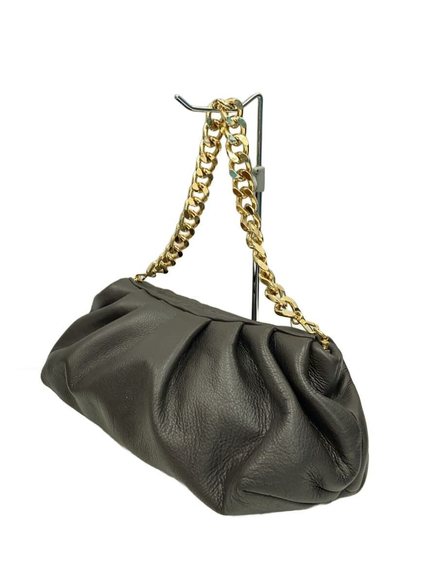 BRENTELLA Handbag Leather BRW Solid 2