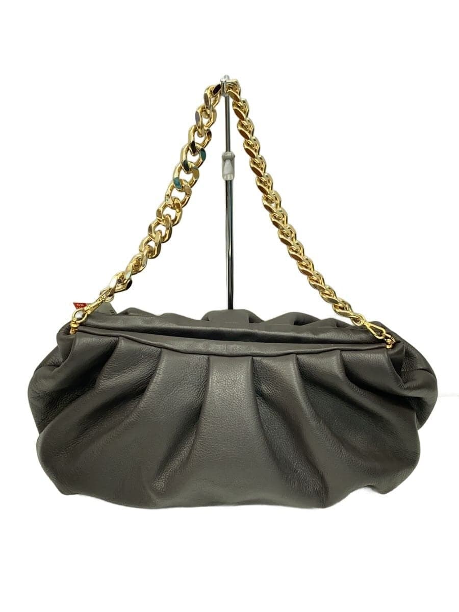 BRENTELLA Handbag Leather BRW Solid 3