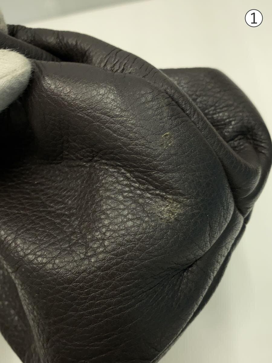 BRENTELLA Handbag Leather BRW Solid 7