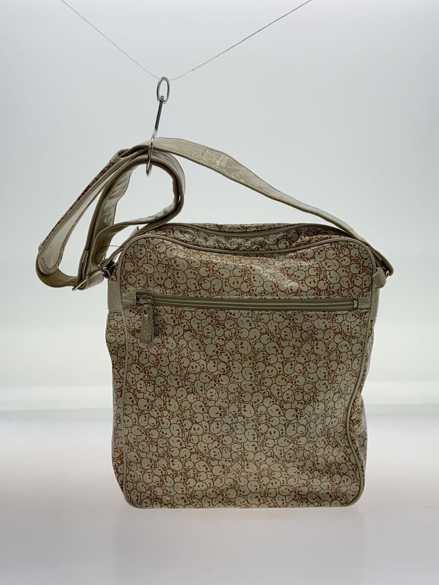 Samantha KINGZSKULL Shoulder Bag PVC BEG All Over Pattern 3