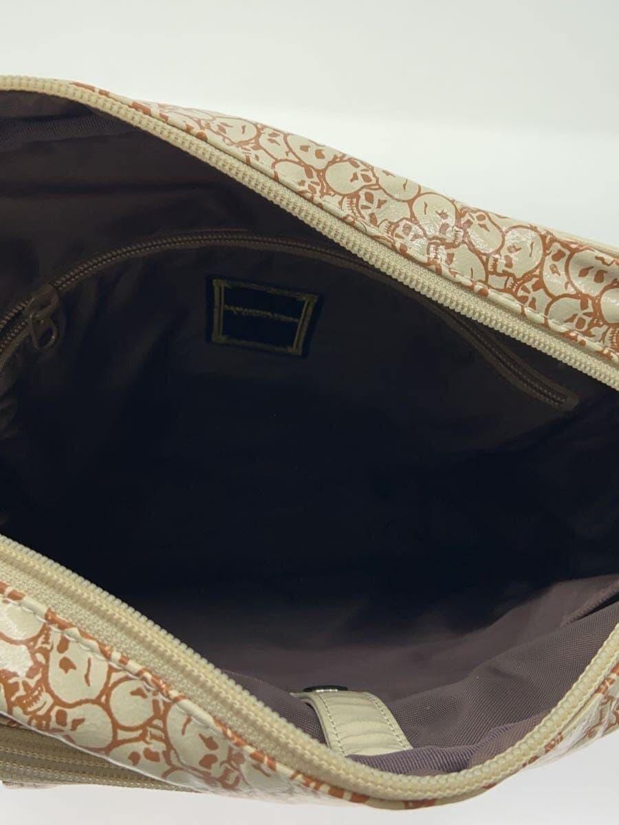 Samantha KINGZSKULL Shoulder Bag PVC BEG All Over Pattern 6