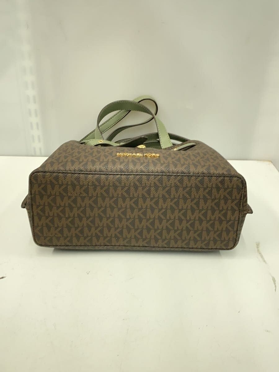 MICHAEL KORS Shoulder Bag Canvas BRW 35H0GU5S1B 4