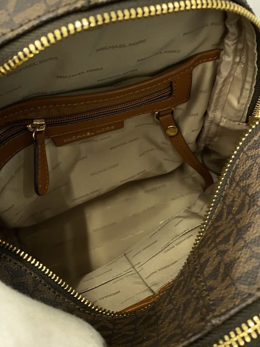 MICHAEL KORS Backpack Leather BRW All Over Pattern 30S7GEZB1B 6