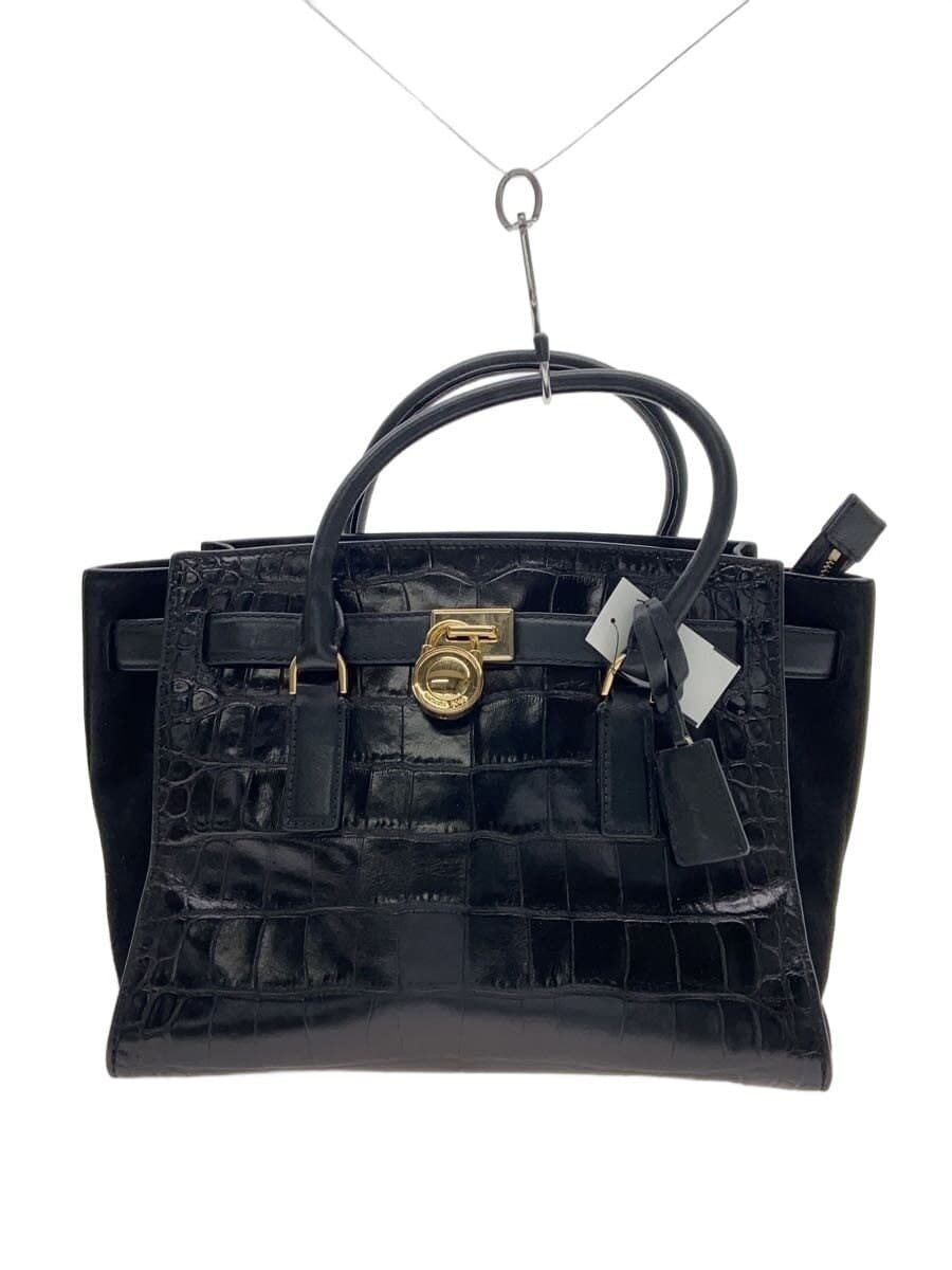 MICHAEL KORS Handbag Leather BLK AP-1606