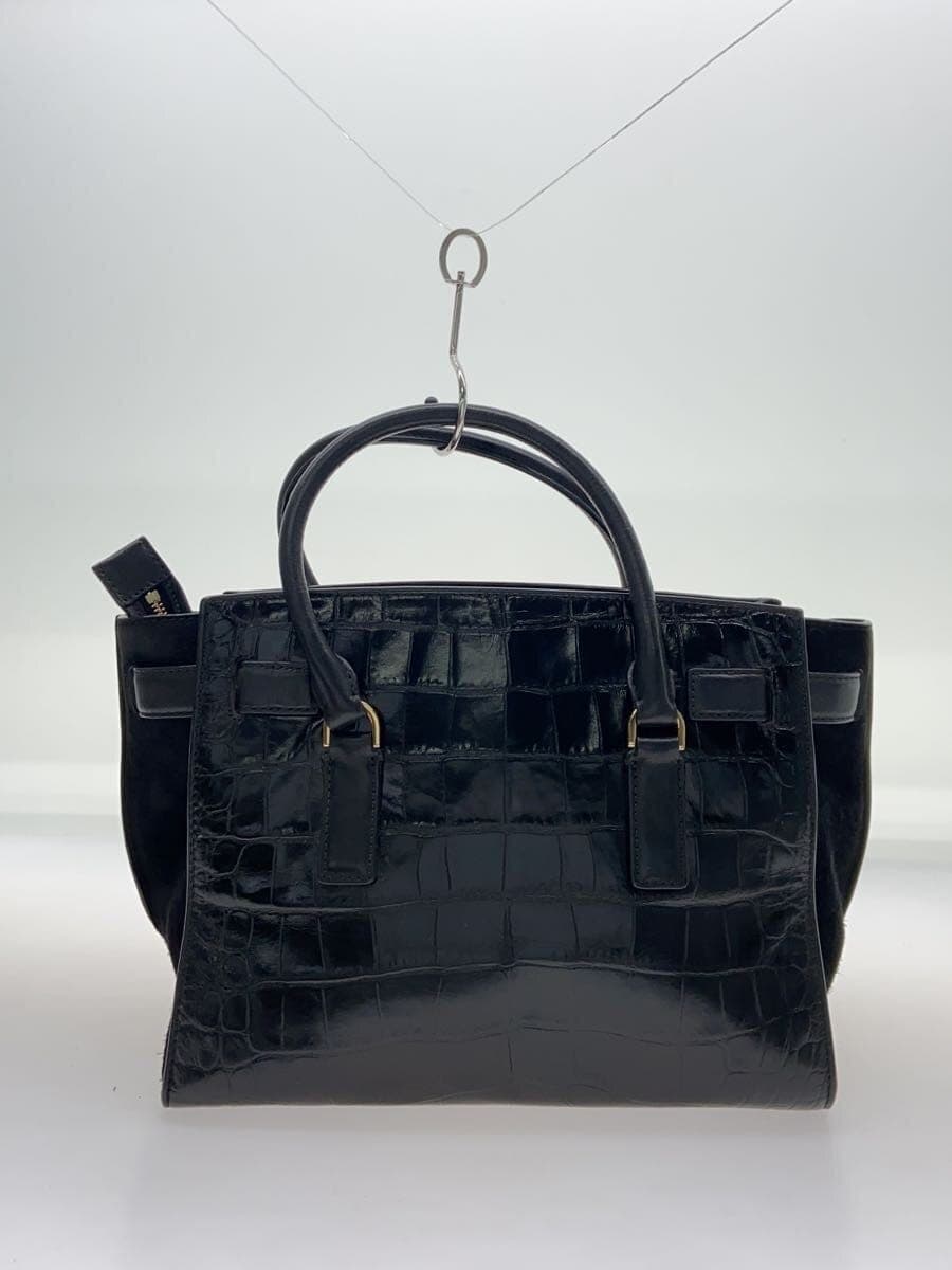 MICHAEL KORS Handbag Leather BLK AP-1606 3