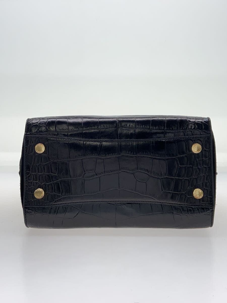 MICHAEL KORS Handbag Leather BLK AP-1606 4