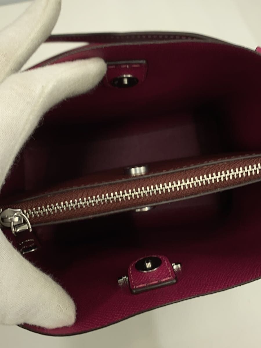 COACH Molly Bucket Bag 22_Signature_Red Leather Leather BRW All Over Pattern 6