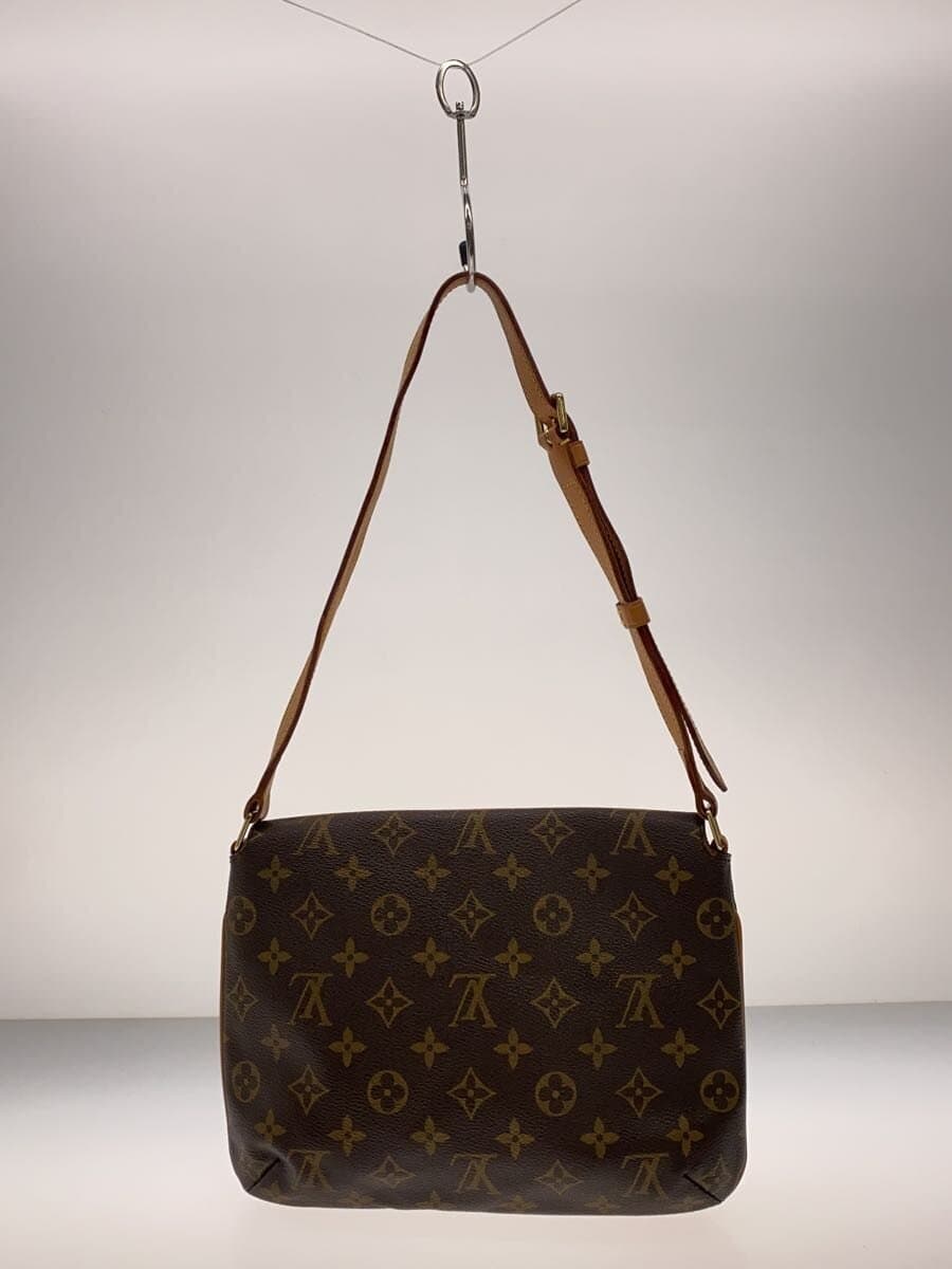 LOUIS VUITTON Musette Tango Monogram Canvas Short Shoulder PVC BRW M51257 3