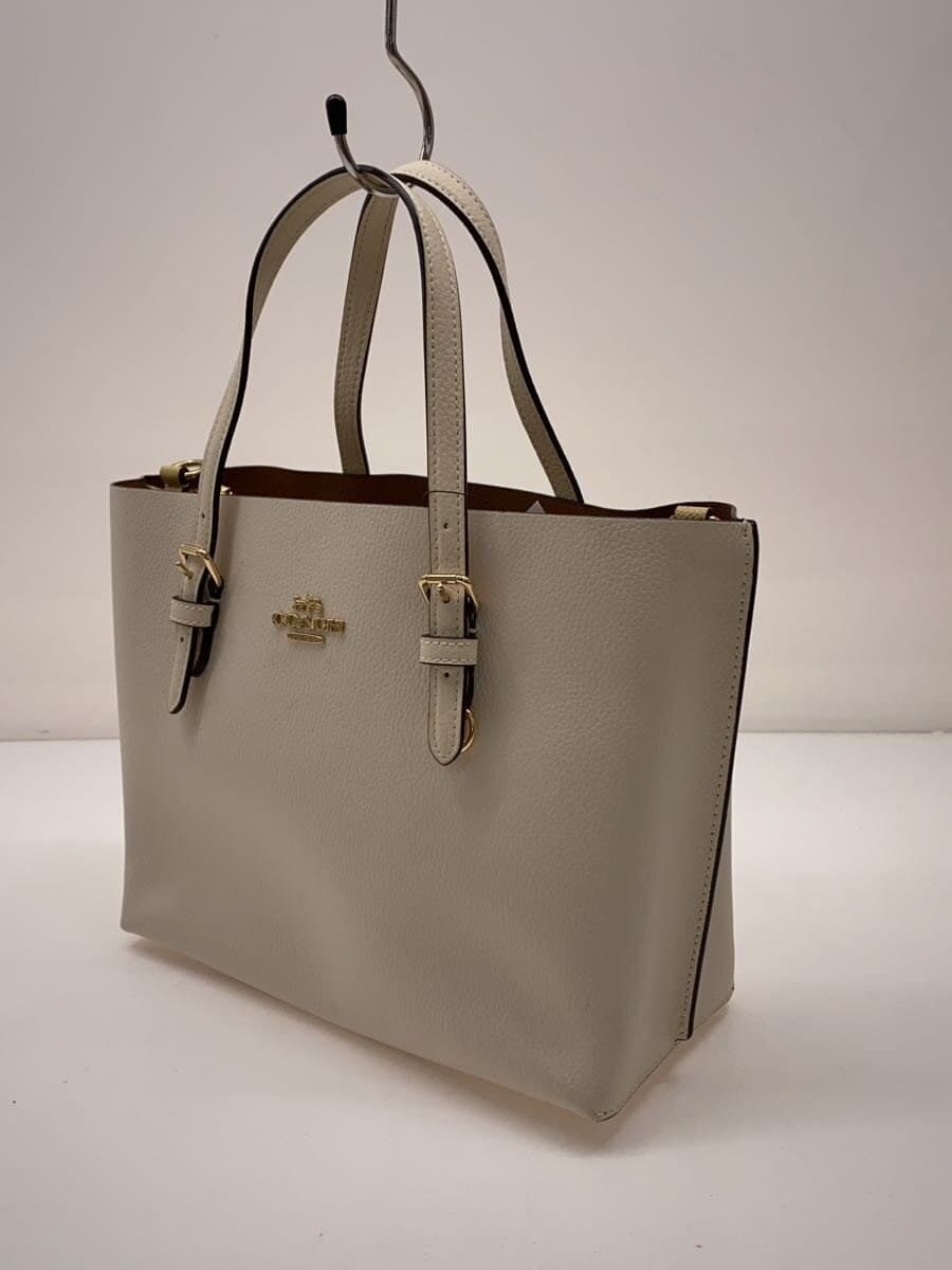 COACH handbag leather beige plain N2 C2132-C4084 2