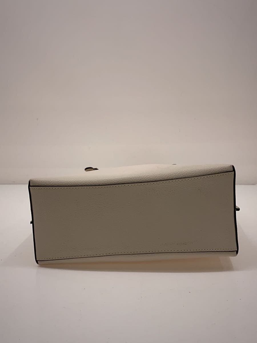 COACH handbag leather beige plain N2 C2132-C4084 4